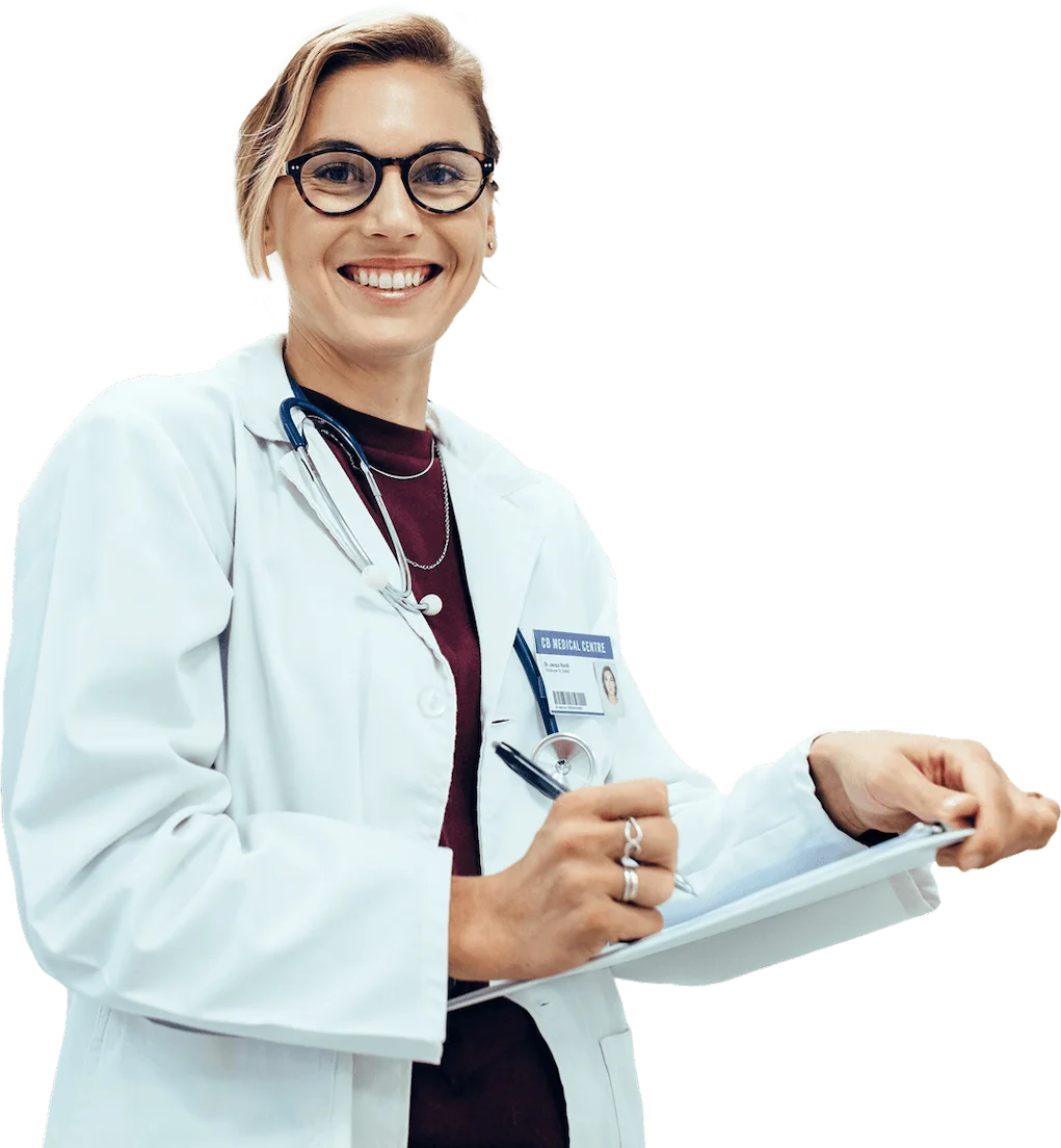 Doctor smiling
