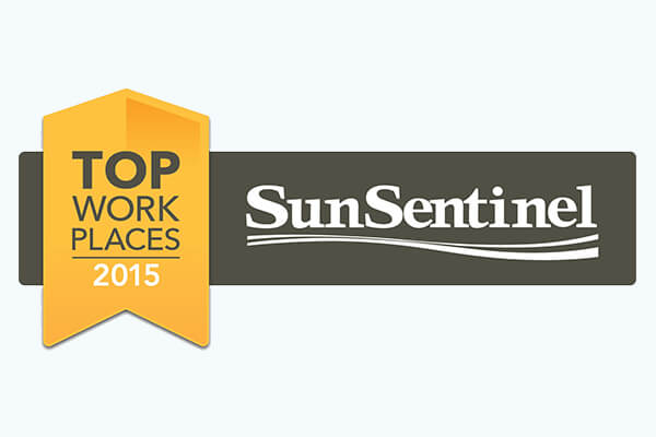 Sun Sentinel Top Work Places 2015 logo