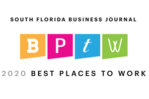 South Florida Business Journal - 2020 Best Places to Work Logo