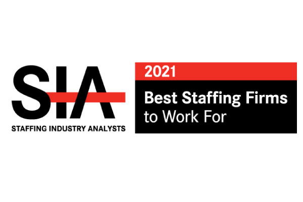 SIA Best Staffing Firms 2021