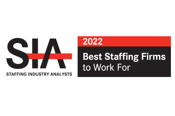 SIA Best Staffing Firms 2022 Logo